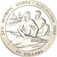 Νέα Ζηλανδία New Zealand 50 Dollars 1989 Barcelona Olympics