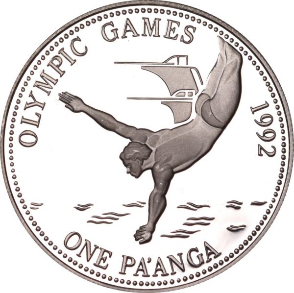 Τόγκα Kingdom Of Tonga 1 Pa Anga 1991 Olympic Games 1992