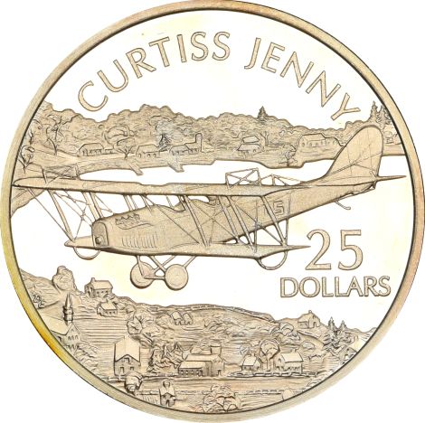 Solomon Islands Silver 1 Oz 25 Dollars 1973 Curtis Jenny
