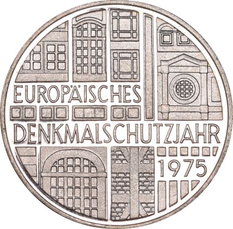 Γερμανία Germany Silver 5 Mark 1975 Proof