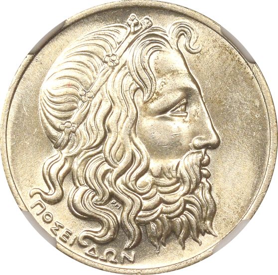 Ελλάδα Νόμισμα A Ελληνική Δημοκρατία 20 Δραχμές 1930 NGC MS63