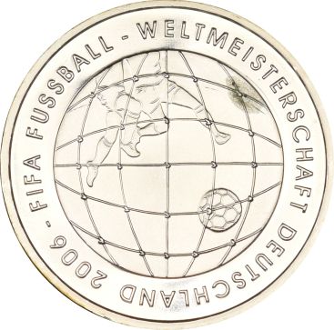 Γερμανία Germany 10 Euro Silver 2006 Footbal World Cup