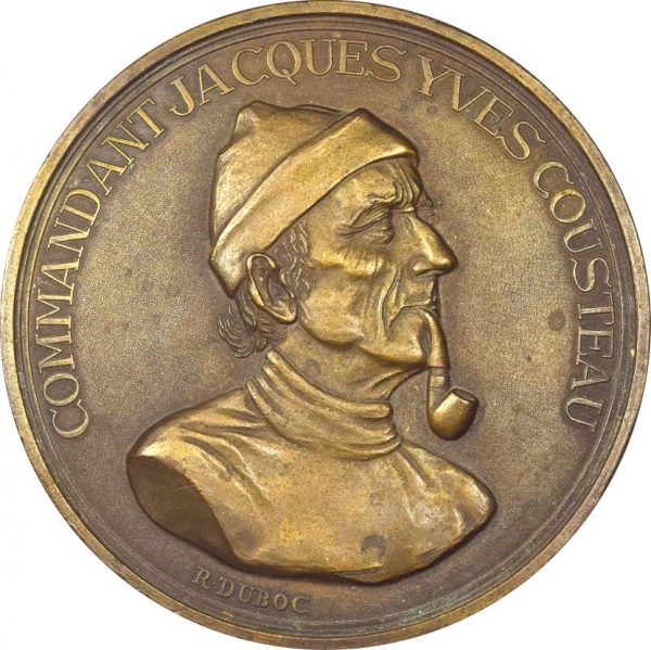 Γαλλικό Μετάλλιο Calypso Jacques Yves Cousteau Χαράκτης Duboc