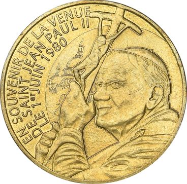 Medal Pope John Paul II 1980 Monnaie De Paris