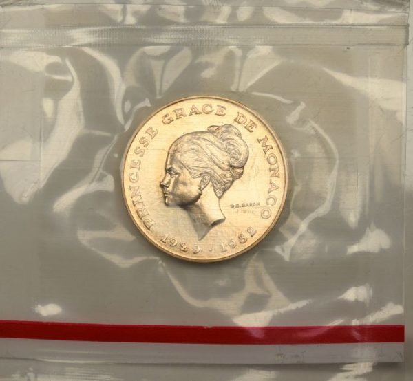 Μονακό Monaco 10 Francs 1982 Essai Copper Nickel Issue