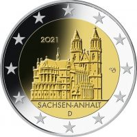 Γερμανία 2 Ευρώ 2021 Saxony Anhalt Magdeburg Cathedral