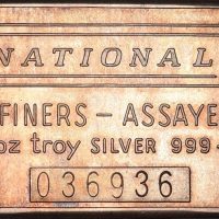 Ασημένια Μπάρα National Assayers Refiners 1 Troy Ounce 999