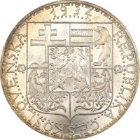 Τσεχοσλοβακία Czechoslavakia 20 Korun 1934 Brilliant Uncirculated