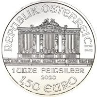 Austria Vienna Philarmonic 1,5 Euro Silver 9999 1 Oz 2020