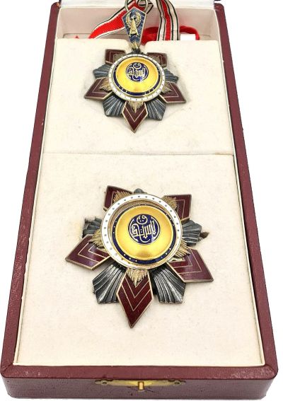 Egypt Order Of Istiklal Grand Cross Set With Original Case