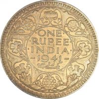 Ινδία India 1 Rupee 1941 Silver High Grade