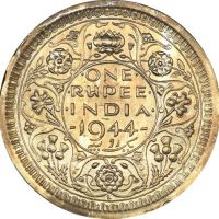 Ινδία India 1 Rupee 1944 Silver High Grade