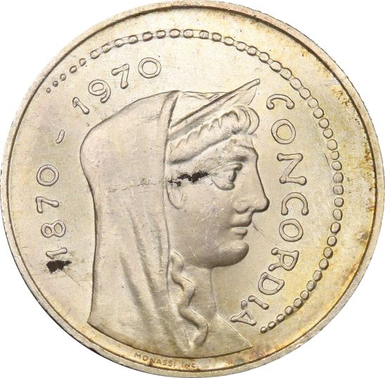 Ιταλία Italy 1000 Lire 1970 Rome Capital Of Italy Uncirculated