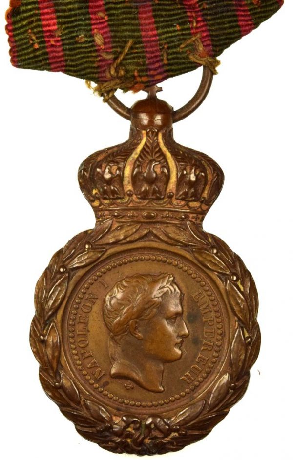 France Napoleon Bonaparte 1821 Military Medal Saint Helena
