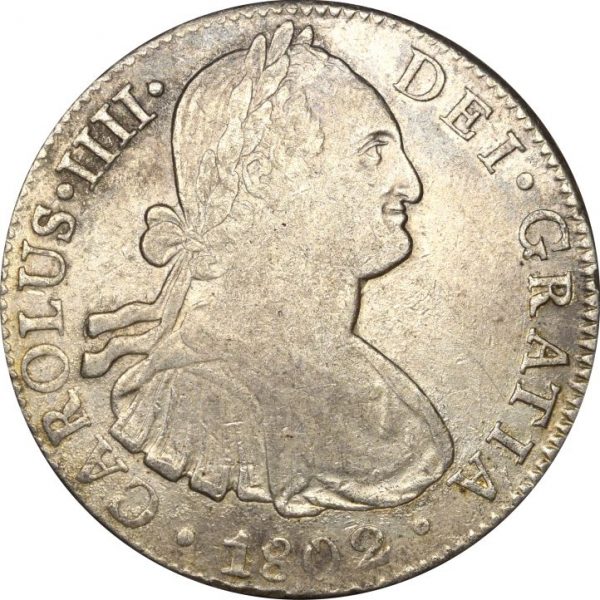 Μεξικό Mexico 8 Real 1802 Silver