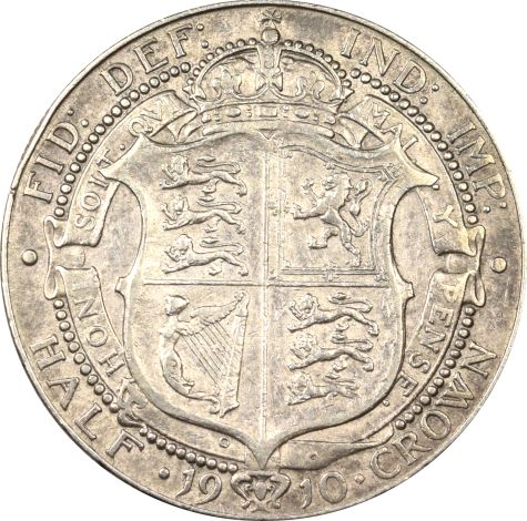 Μεγάλη Βρετανία Great Britain Half Crown 1910 Silver