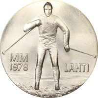 Φινλανδία Finland 25 Markaa 1978 Silver Winter Games In Lahti