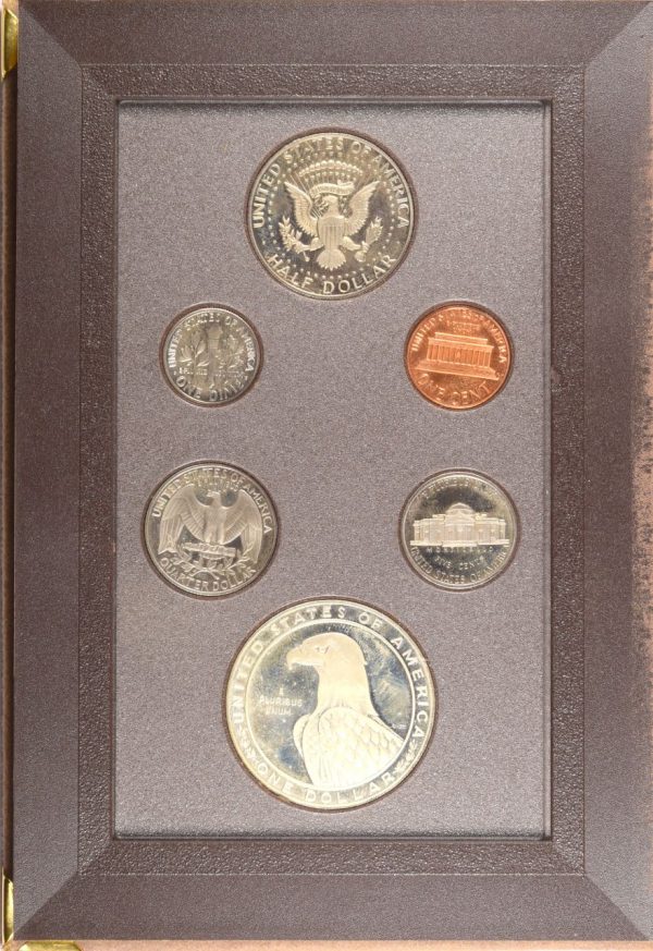 United States 1983 Mint Olympic Prestige Proof Set Silver Dollar 6 Coin Set