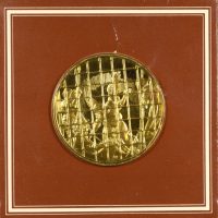 Franklin Mint Gold Plated Medal The Liberation Of St Peter By Raphael