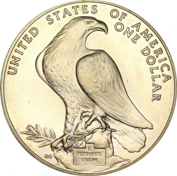 United States 1 Dollar Silver 1984 Los Angeles Olympic Gateway