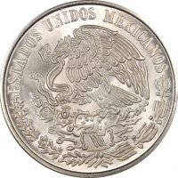 Μεξικό Mexico 100 Pesos 1977 Silver Brilliant Uncirculated