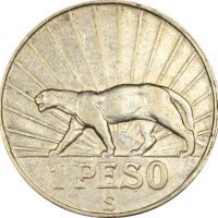 Ουρουγουάη Uruguay 1 Peso 1942 Silver Circulated Condition