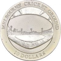 Australia 10 Dollars 1998 Silver Melbourne Cricket Ground