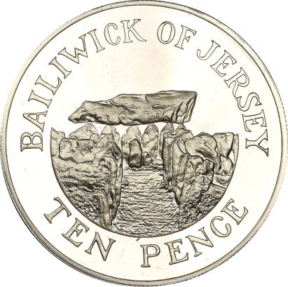 Jersey Ten Pence 1983 Proof Bailiwick Of Jersey