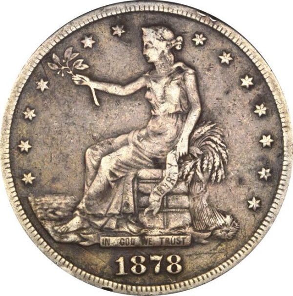 United States Trade Dollar 1878 Silver San Fransisco Mint