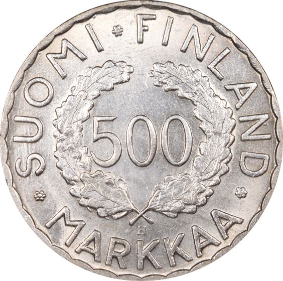 Φινλανδία Finland 500 Mark 1952 Silver Summer Olympics