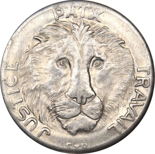 The Democratic Republic of the Congo 10 Francs 1965 Lion