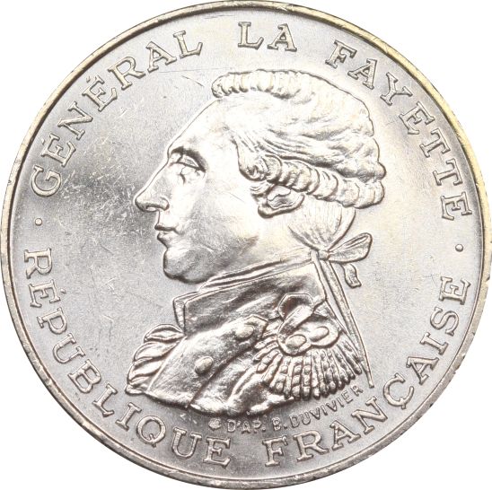 Γαλλία France 100 Francs Silver 1987 Uncirculated Condition