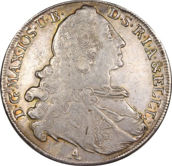 Germany Bavaria Madonna Thaler Silver 1765 High Grade