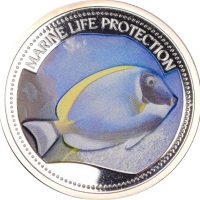 Παλάου Palau 2007 Silver Marine Life Protection Coloured