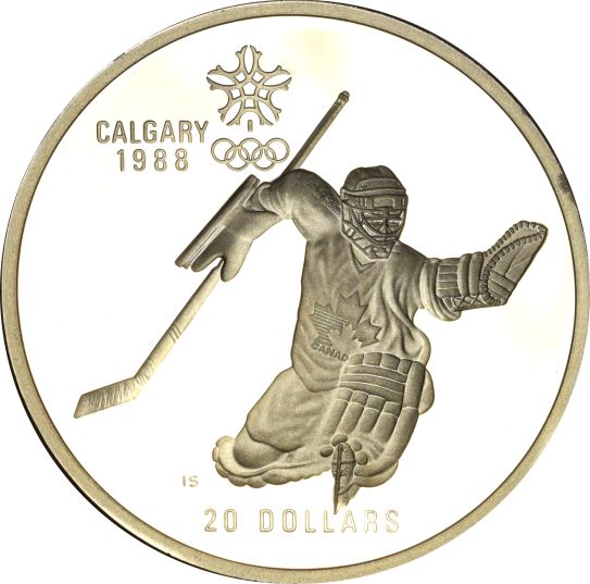 Canada 20 Dollars 1986 Silver Calgary Olympic Games
