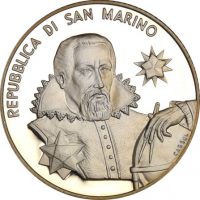 San Marino 2009 5 Euro Silver Proof Kepler Astronomy