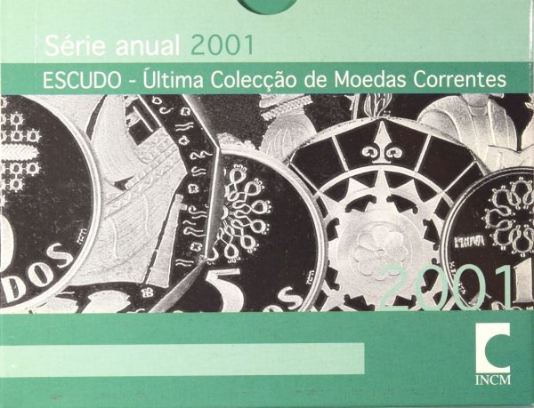 Portugal 2001 Official Complete Year Set Of Circulation Coins