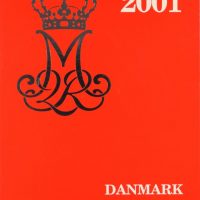 Denmark 2001 Official Complete Year Set Of Circulation Coins