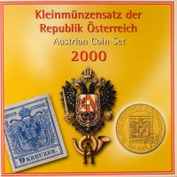 Austria 2000 Official Complete Year Set Of Circulation Coins