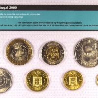 Portugal 2000 Official Complete Year Set Of Circulation Coins