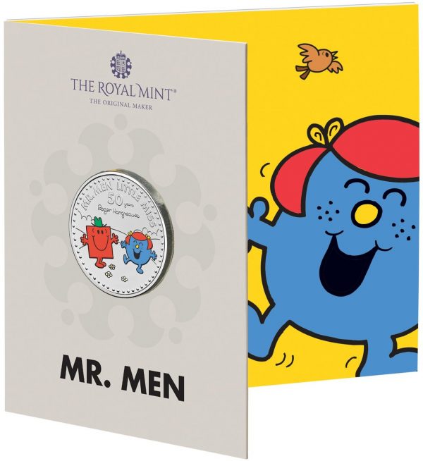 British Royal Mint Mr Men Little Miss 2021 £5 Brilliant Uncirculated