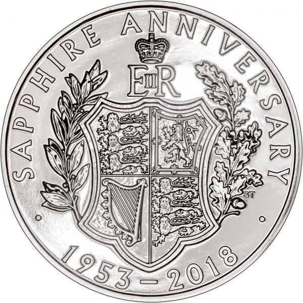 British Royal Mint 65th Anniversary Of The Coronation 2018 £5 Brilliant Uncirculated