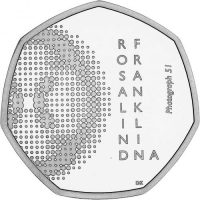 British Royal Mint Dna Helix Discovery 2020 50 Pence Brilliant Uncirculated