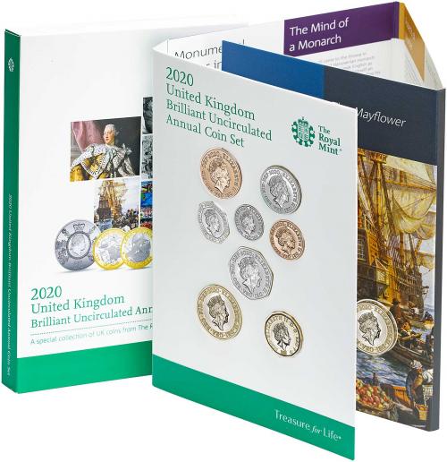 British Royal Mint 2020 United Kingdom Brilliant Uncirculated Coin Set
