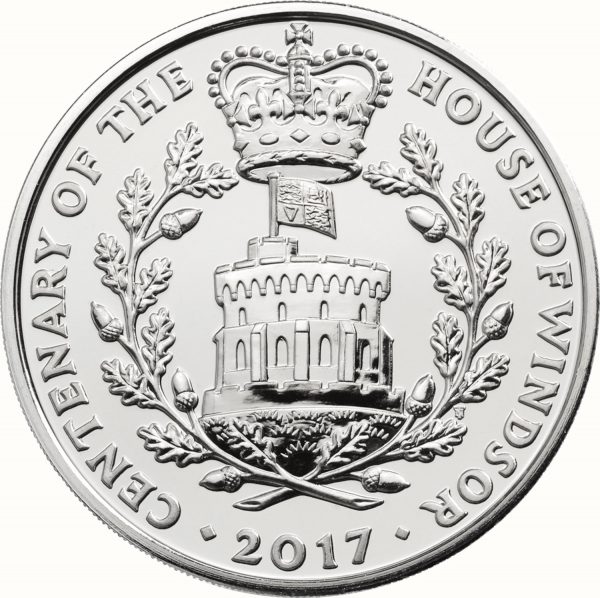 British Royal Mint Centenary Of The House Of Windsor 2017 £5 Brilliant Uncirculated
