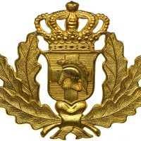 Ελλάδα Σήμα Καπέλου Πυροσβεστικής Εποχής Βασιλείας