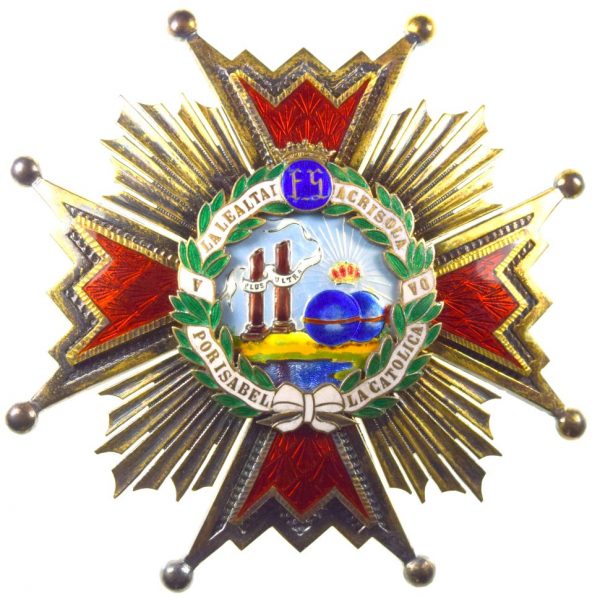 Ισπανία Spain Order of Isabella the Catholic Grand Cross Rare!