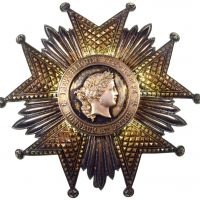 French Legion Of Honor Grand Cross Breast Star and Knight Medal