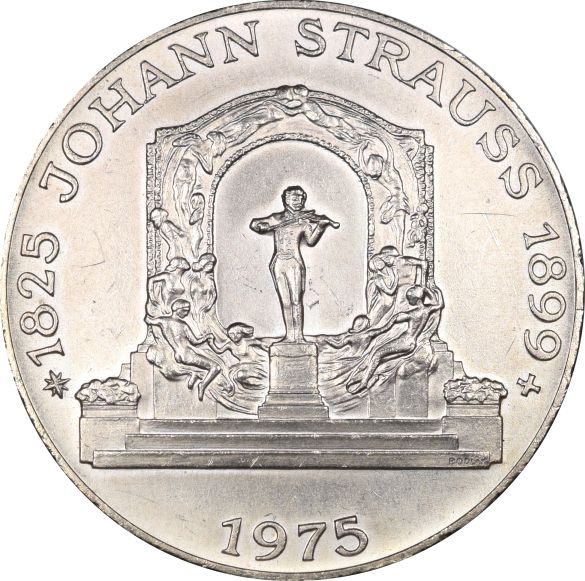 Αυστρία Austria 100 Shilling 1975 Silver Uncirculated