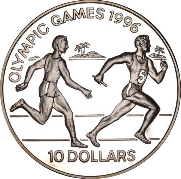 Solomon Islands 10 Dollars 1994 Olympic Games 1996